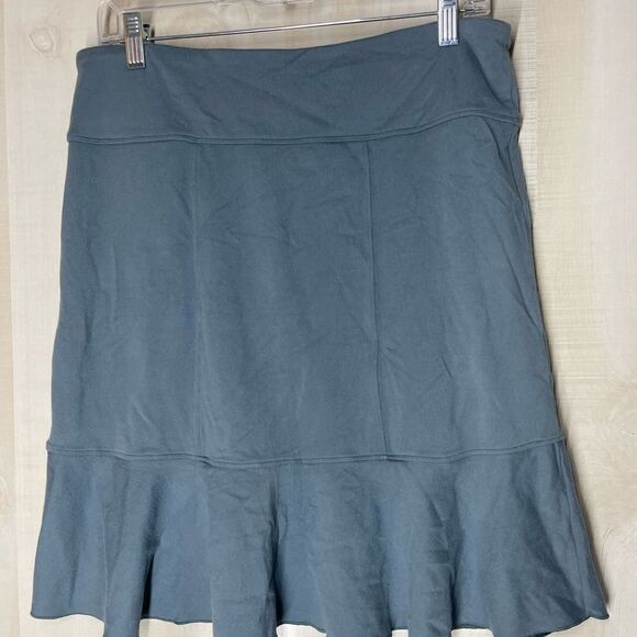 Athleta blue skirt with ruffle, size medium - Picture 3 of 15